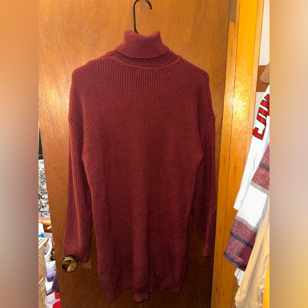 Red Sweater Dress